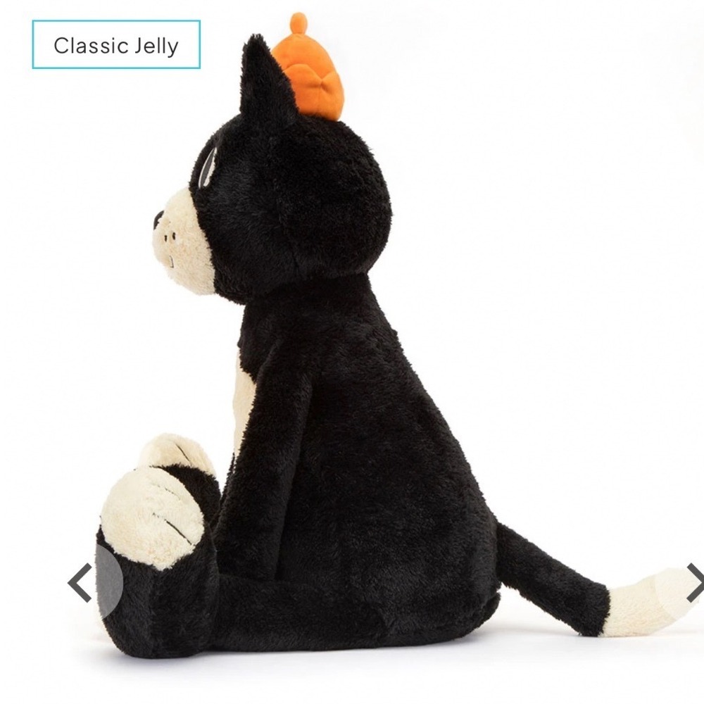 Jellycat 25th Anniversary Big Jellycat Plush Tuxedo Cat Mascot JELC2B - Picture 2 of 8